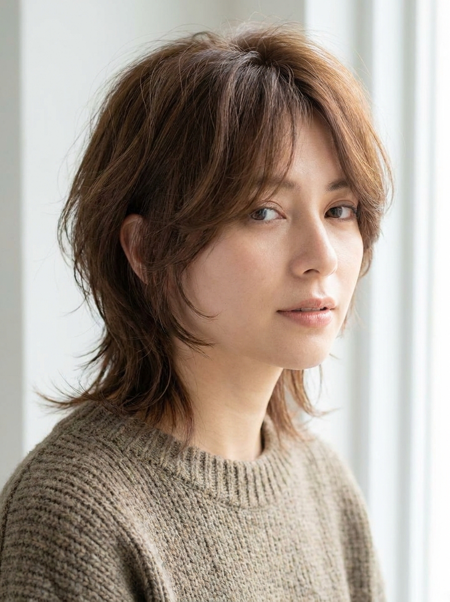 Soft Mullet für Frauen als Vokuhila Frisuren Inspiration 2026